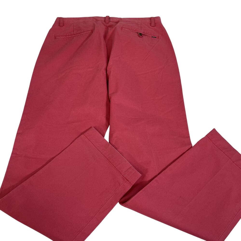 Polo Ralph Lauren Pants Suffield Mens 32x30 Red Coral Classic Fit Stretch Chino - Picture 6 of 16
